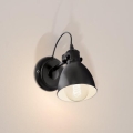 Eglo 55261 - Zidna svjetiljka PRIDDY 1xE27/40W/230V crna