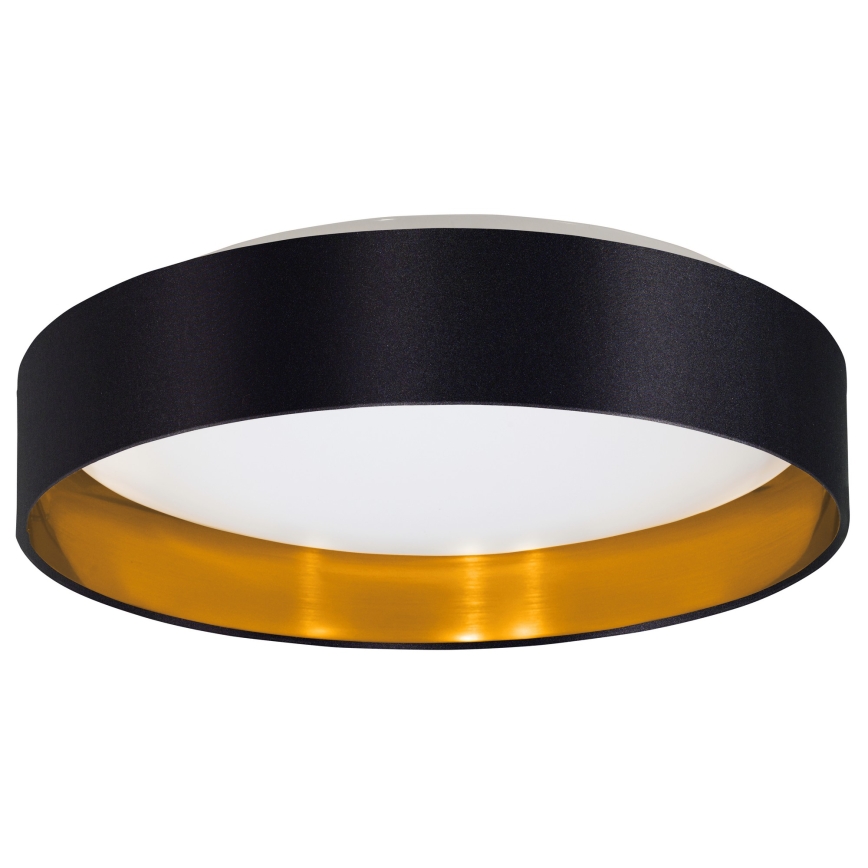 Eglo 55267 - LED stropna svjetiljka MASERLO LED/16W/230V 3000K pr. 40,5 cm crna/bakrena