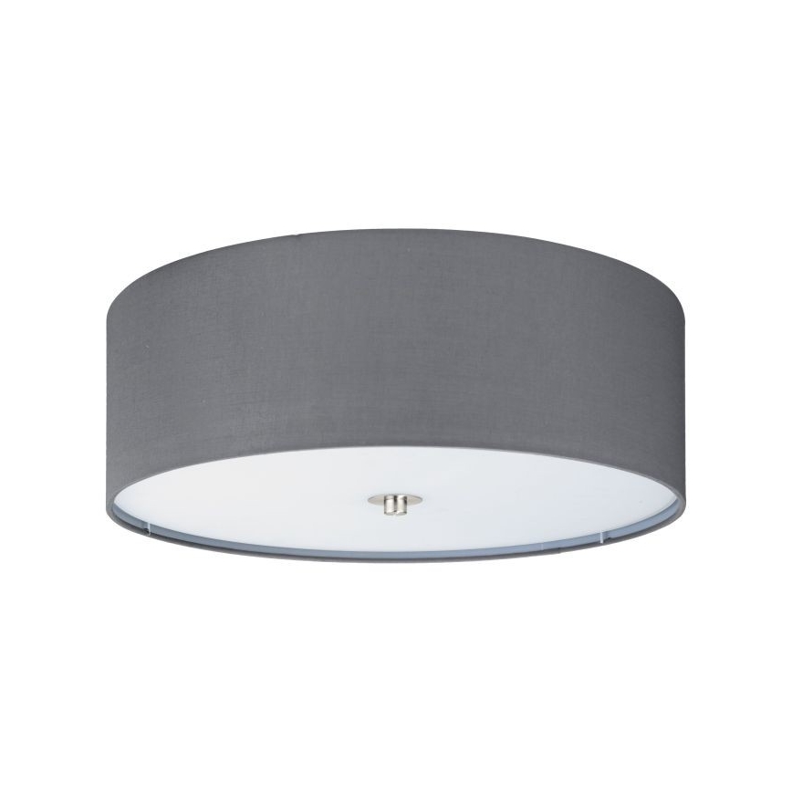 Eglo 55277 - Stropna svjetiljka PASTERI 3xE27/25W/230V promjer 47,5 cm siva