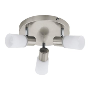 Eglo 55428 - LED spot svjetiljka 3xE14/4W/230V Ø 21 cm matni krom