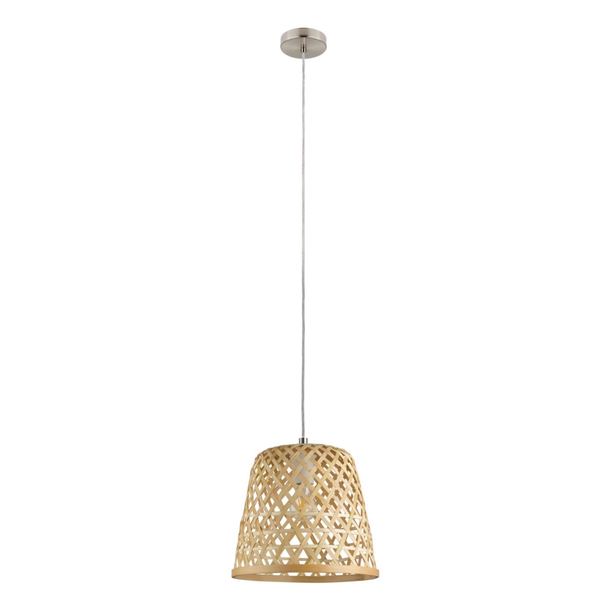 Eglo 55696 - Viseći luster na sajli KIRKCOLM 1xE27/60W/230V bež