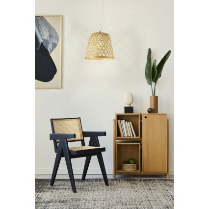 Eglo 55696 - Viseći luster na sajli KIRKCOLM 1xE27/60W/230V bež