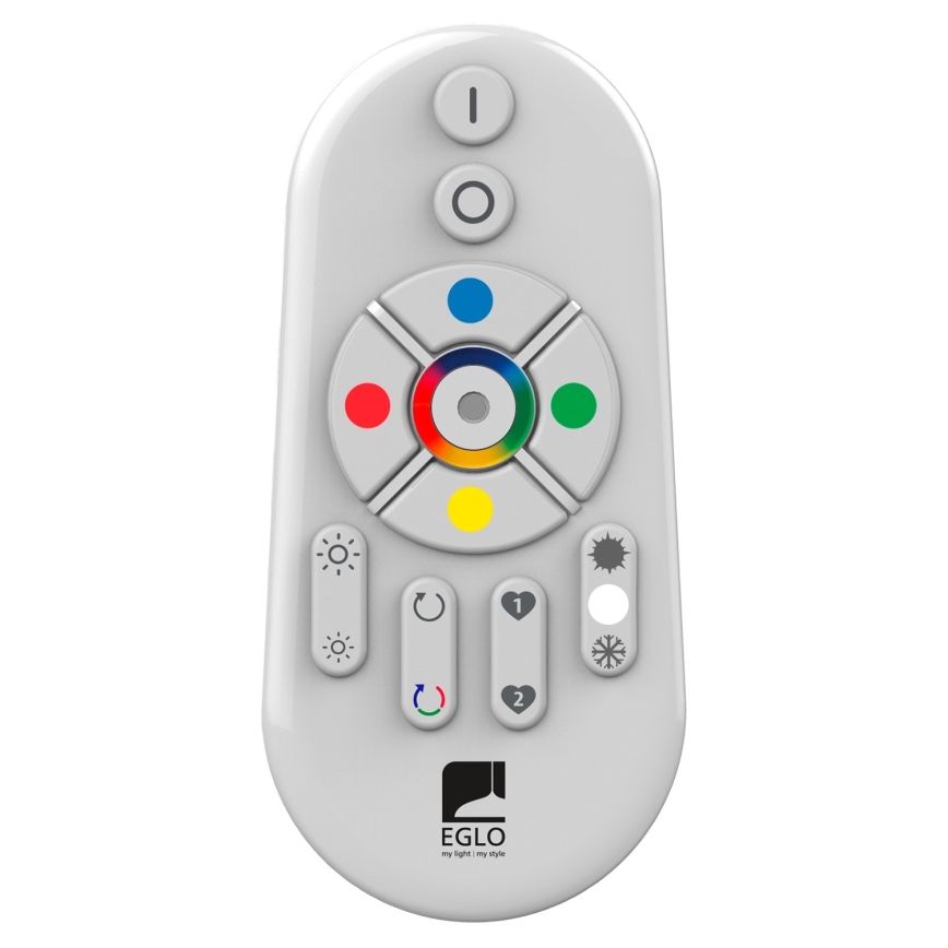 Eglo 55784 - LED RGBW vanjsko svjetlo MONTEROLO-C 1xE27/9W/230V IP65 promjer 39 cm + daljinski upravljač