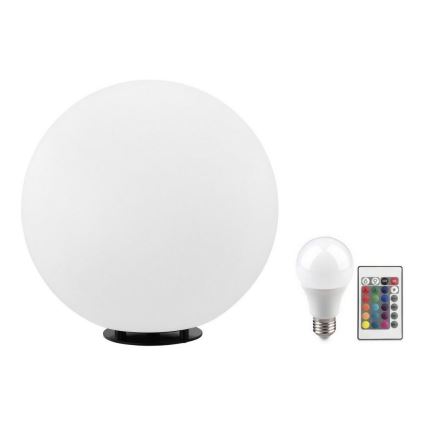 Eglo 55786 - LED RGBW Vanjska lampa MONTEROLO-C 1xE27/9W/230V 2700-6500K IP65 pr. 30 cm + daljinski upravljač