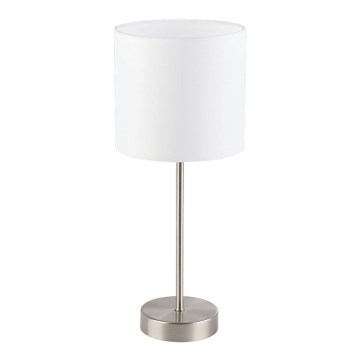 Eglo 55809 - LED Stolna lampa 1xE14/5,5W/230V bijela/matni krom