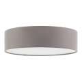 Eglo 56136 - LED stropna svjetiljka 2xE27/11W/230V Ø 38 cm siva