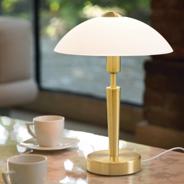 Eglo 56252 - LED prigušiva stolna lampa SOLO 1xE14/4,5W/230V zlatna