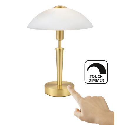 Eglo 56252 - LED prigušiva stolna lampa SOLO 1xE14/4,5W/230V zlatna