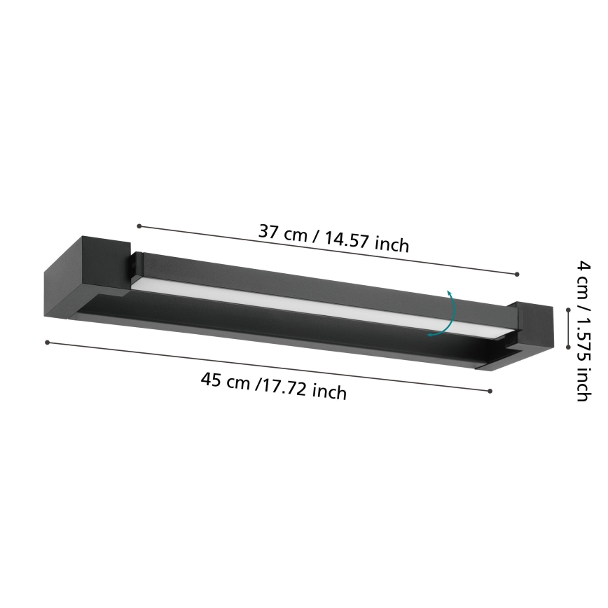 Eglo 56464 - LED Rasvjeta za ogledalo u kupaonici GEMILIANA LED/8,9W/230V 4000K 45 cm IP44