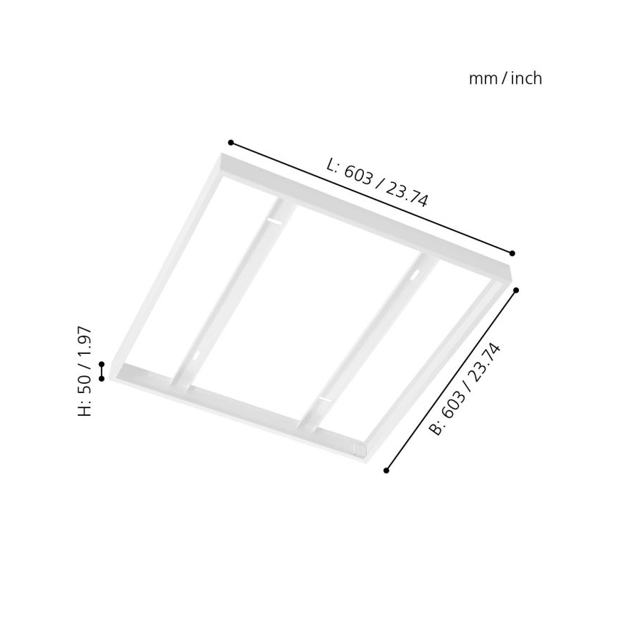 Eglo - Okvir za svjetiljku﻿ 603x603mm