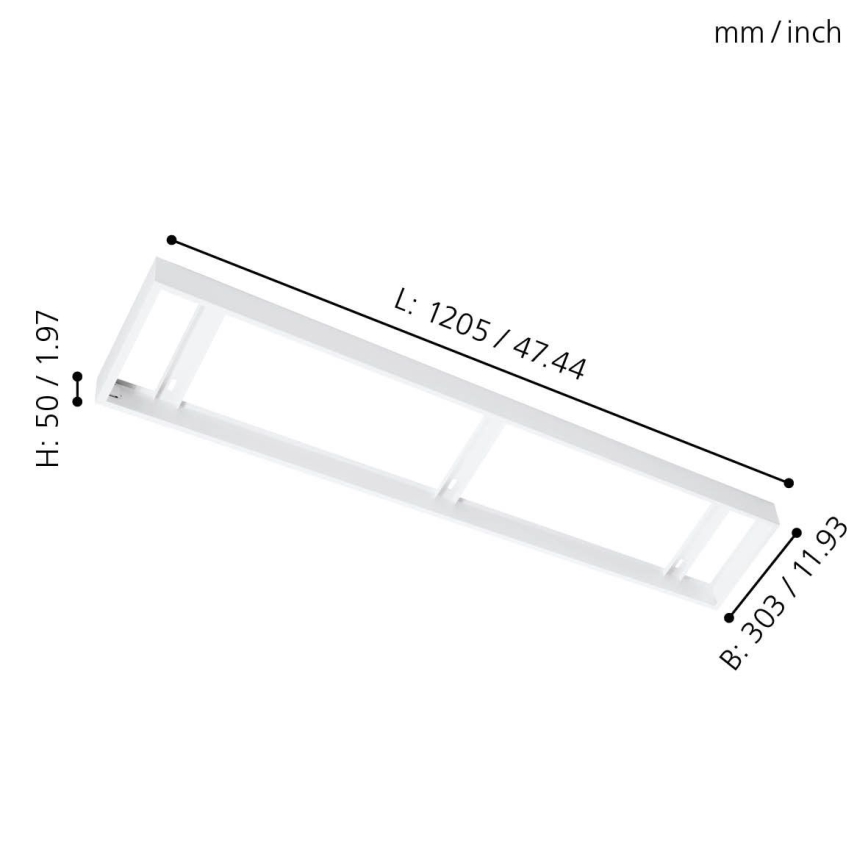 Eglo - Okvir za svjetiljku 1205x303mm