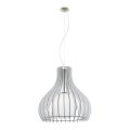 Eglo 61716 - Luster na sajli TINDORI 1xE27/60W/230V pr. 60 cm bijela