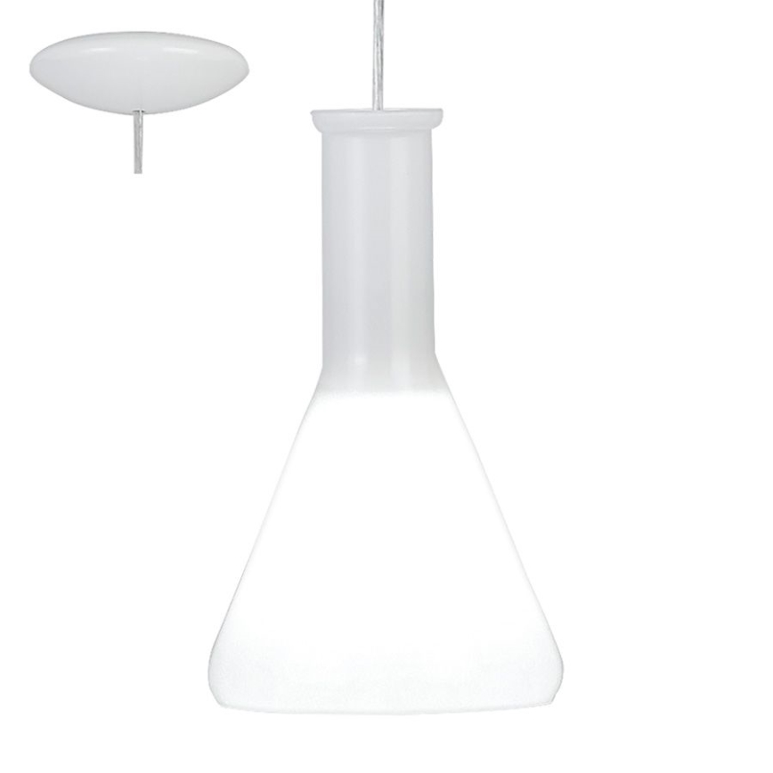Eglo 62264 - Luster na sajli PASCOA PRO 1xE27/60W/230V 16,8 cm bijela