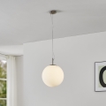 Eglo 63269 - Viseći luster na sajli PIEDALE 1xE27/60W/230V Ø 35 cm matni krom