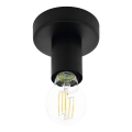 Eglo 64104 - Stropna svjetiljka IGUALA 1xE27/40W/230V crna