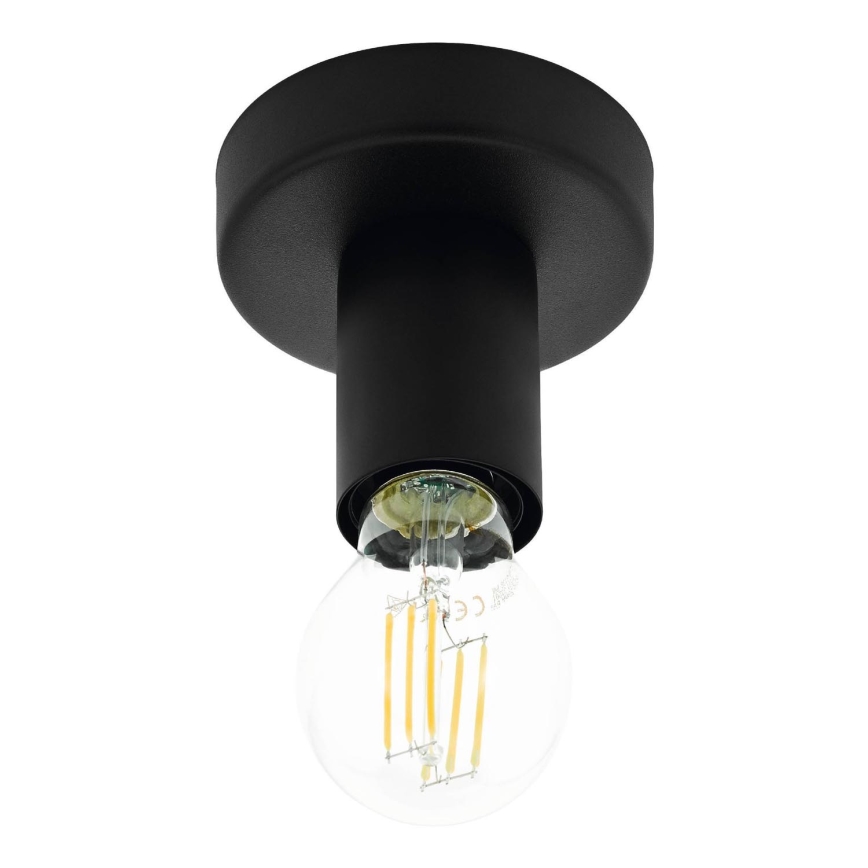Eglo 64104 - Stropna svjetiljka IGUALA 1xE27/40W/230V crna