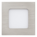 Eglo 64597 - LED Ugradbena svjetiljka FUEVA 1 PRO LED/2,7W/230V 3000K 8,5x8,5 cm mat krom