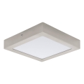 Eglo 64721 -LED Stropna svjetiljka FUEVA PRO LED/19W/230V 4000K 22,5x22,5 cm mat krom