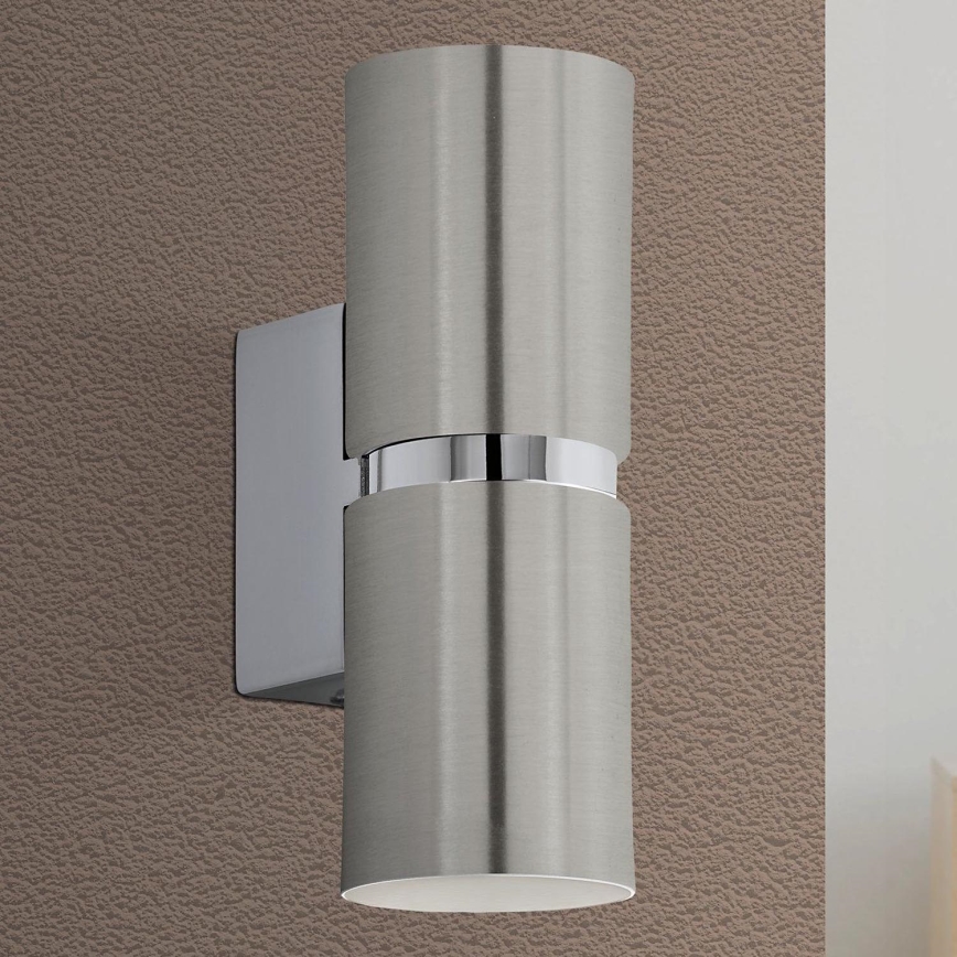 Eglo 64794 - LED Zidna svjetiljka PASSA PRO 2xGU10/3,3W/230V 3000K mat krom