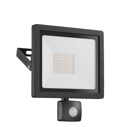 Eglo 64872 - LED Reflektor sa senzorom FILETTI LED/30W/230V 3000K IP44 crna