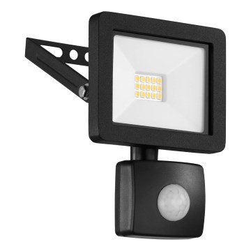 Eglo 64878 - LED Reflektor sa senzorom FILETTI LED/10W/230V 4000K IP44 crna
