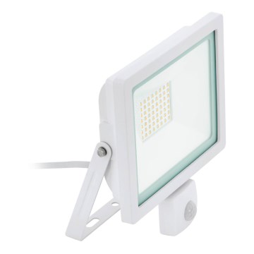 Eglo 64885 - LED Reflektor sa senzorom FILETTI LED/30W/230V 4000K IP44 bijela