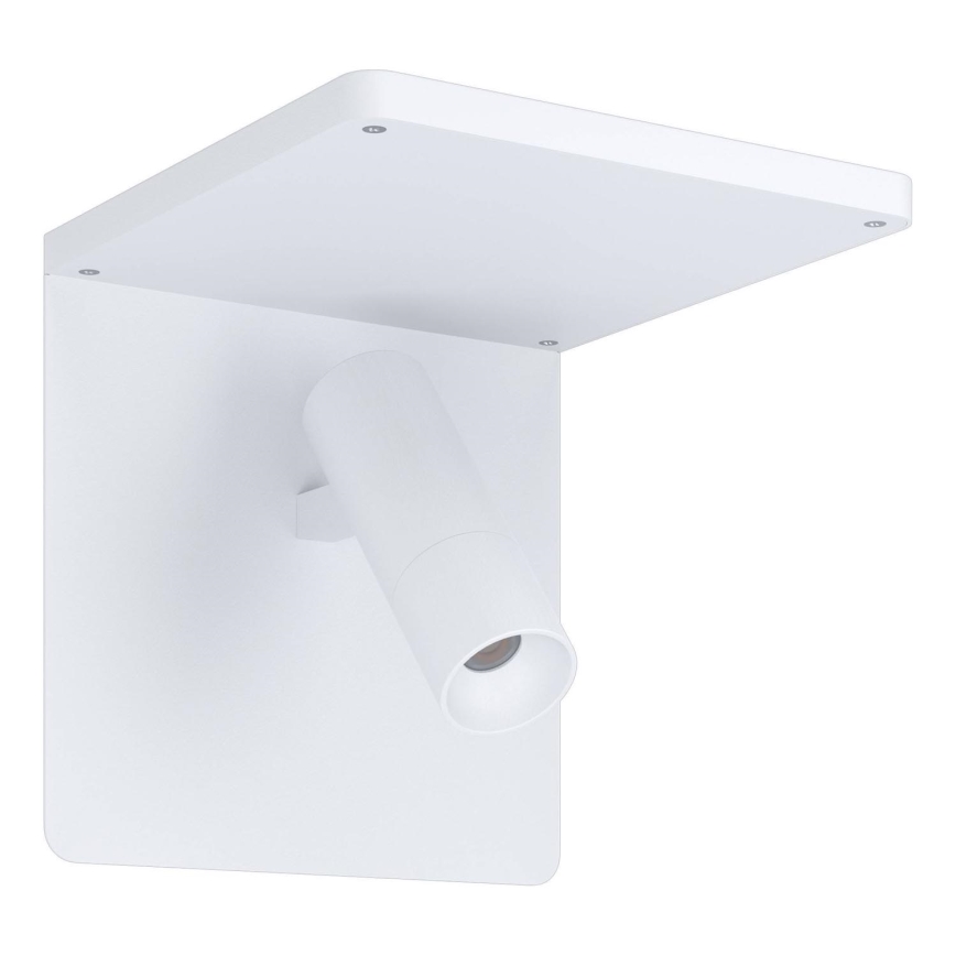 Eglo 67562 - LED Zidna svjetiljka s policom CIGLIE LED/8,1W/230V bijela
