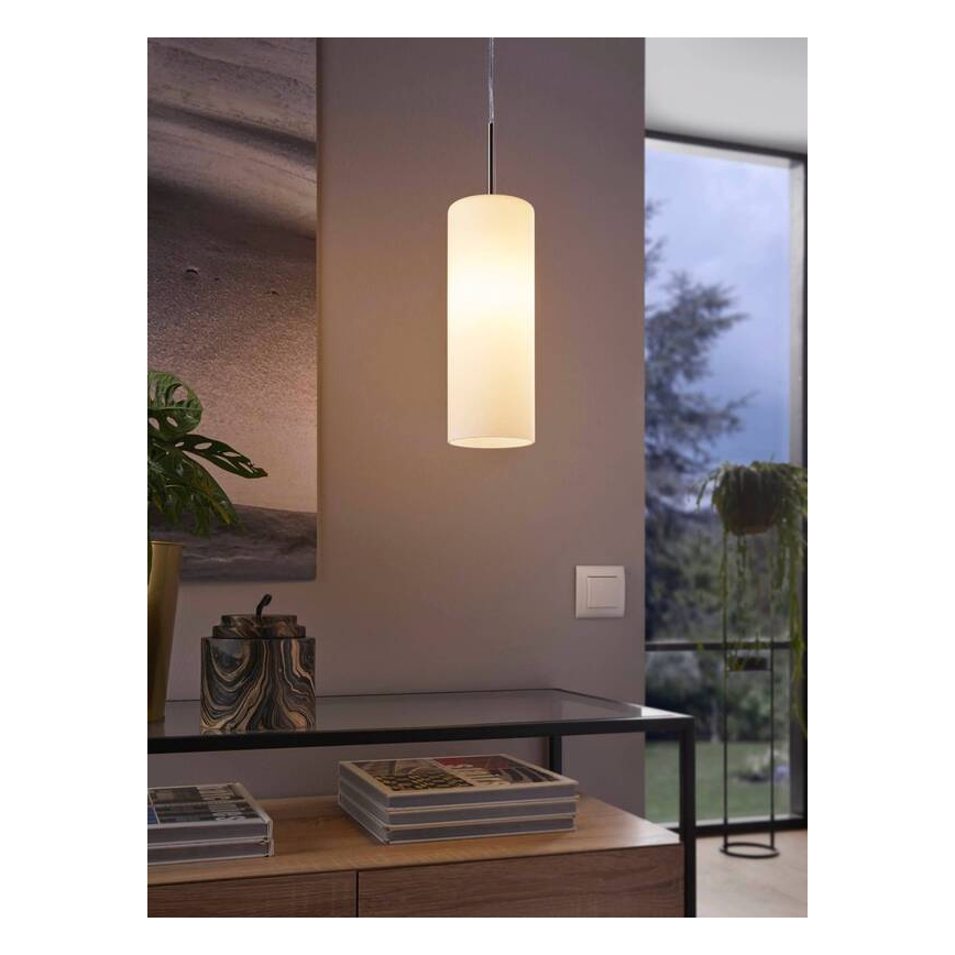 Eglo 75251 - LED RGB Prigušivi luster na sajli ELLUNO-C E27/7,5W/230V