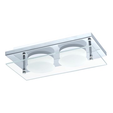Eglo 75327 - LED stropna svjetiljka ABIOLA 2xLED/6W/230V sjajni krom