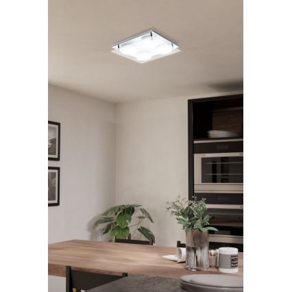 Eglo 75329 - LED stropna svjetiljka ABIOLA 4xLED/6W/230V sjajni krom