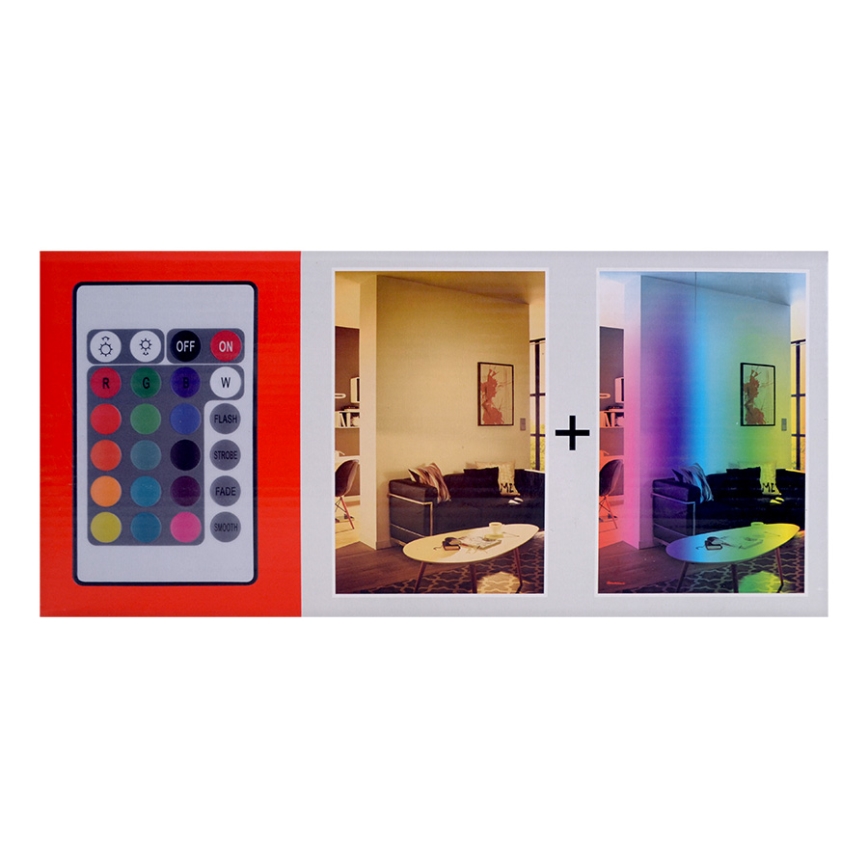 Eglo 75351 - LED RGB stropna svjetiljka s prigušivanjem ELLA-C 1xE27/7,5W/230V + daljinski upravljač