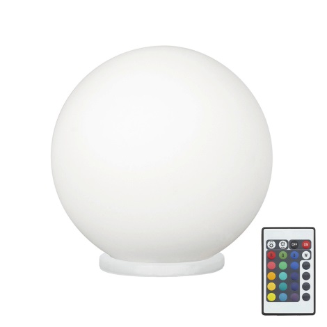 Eglo 75362 - LED RGBW Prigušiva stolna lampa RONDO-C 1xE27/6W/230V + daljinski upravljač