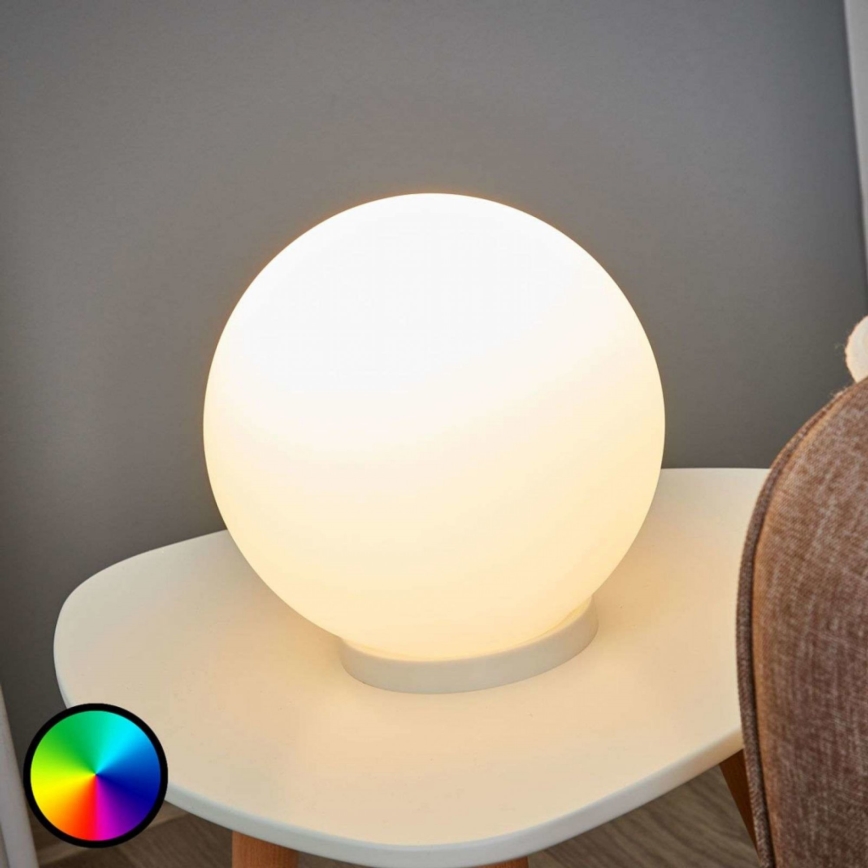 Eglo 75362 - LED RGBW Prigušiva stolna lampa RONDO-C 1xE27/6W/230V + daljinski upravljač
