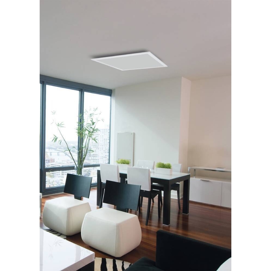Eglo 75525 - LED RGBW Prigušiva stropna svjetiljka SALOBRENA LED/12W/230V 2700-6500K + daljinski upravljač