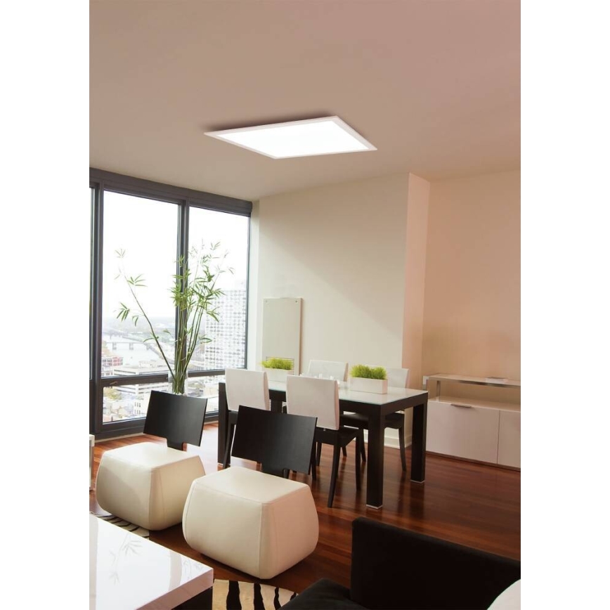 Eglo 75525 - LED RGBW Prigušiva stropna svjetiljka SALOBRENA LED/12W/230V 2700-6500K + daljinski upravljač