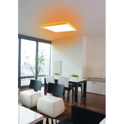 Eglo 75525 - LED RGBW Prigušiva stropna svjetiljka SALOBRENA LED/12W/230V 2700-6500K + daljinski upravljač