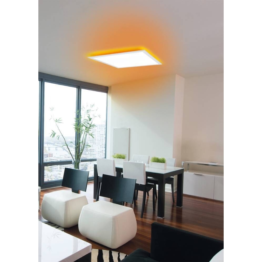 Eglo 75525 - LED RGBW Prigušiva stropna svjetiljka SALOBRENA LED/12W/230V 2700-6500K + daljinski upravljač