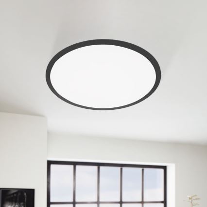 Eglo 75577 - LED stropna svjetiljka s prigušivanjem SALOBRENA-TW LED/32,5W/230V 2700-6500K promjer 60 cm + daljinski upravljač