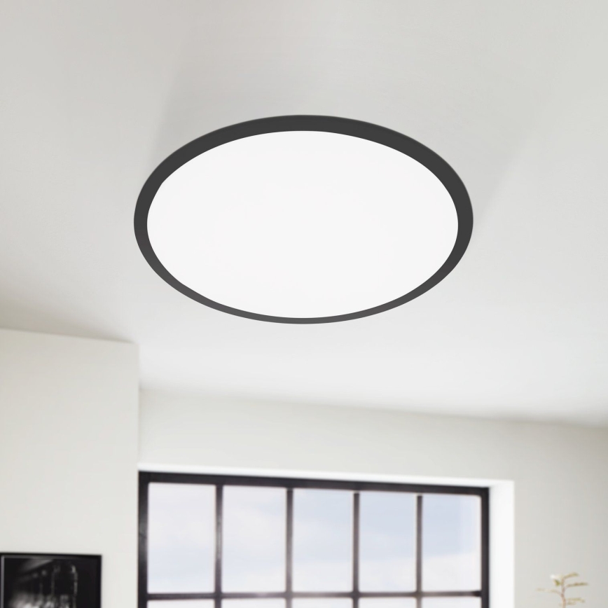 Eglo 75577 - LED stropna svjetiljka s prigušivanjem SALOBRENA-TW LED/32,5W/230V 2700-6500K promjer 60 cm + daljinski upravljač