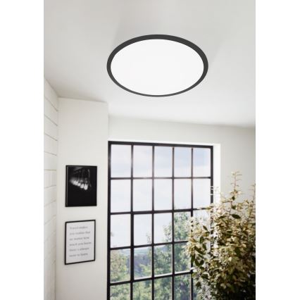 Eglo 75577 - LED stropna svjetiljka s prigušivanjem SALOBRENA-TW LED/32,5W/230V 2700-6500K promjer 60 cm + daljinski upravljač