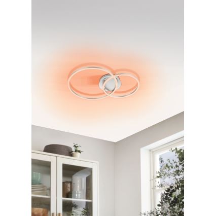 Eglo - LED RGB Prigušivi nadgradni luster LED/21,5W/230V 3000-6500K + daljinski upravljač