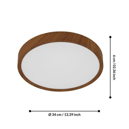 Eglo - LED Stropna svjetiljka LED/14,6W/230V