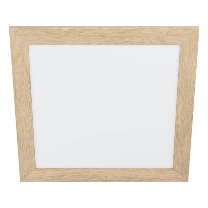 Eglo 75643 - LED Stropna svjetiljka CALEMAR LED/19W/230V 4000K 43,7x 43,7 cm smeđa