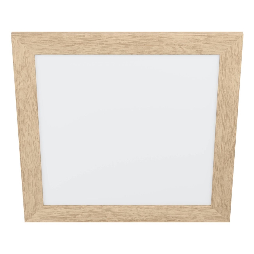 Eglo 75643 - LED Stropna svjetiljka CALEMAR LED/19W/230V 4000K 43,7x 43,7 cm smeđa