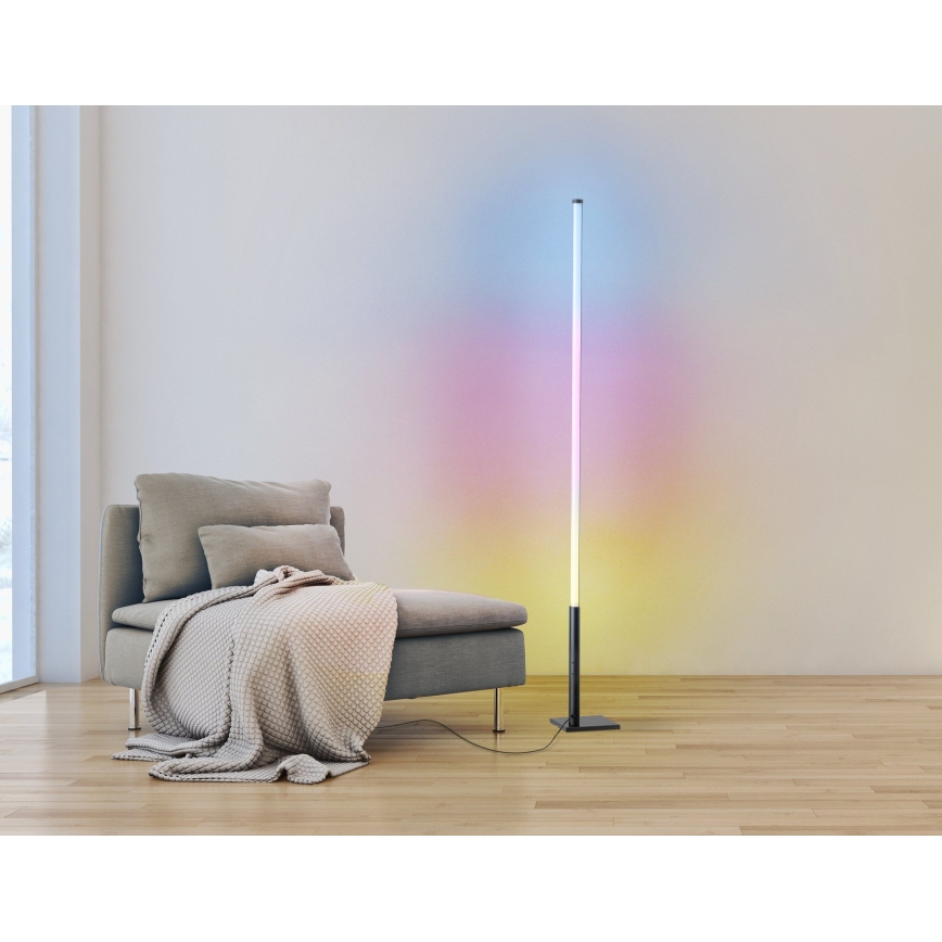 Eglo - LED RGB Prigušiva podna lampa LED/13,5W/230V 2700-6500K + daljinski upravljač