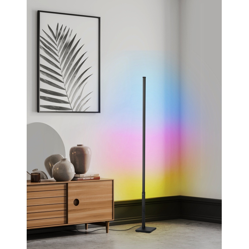 Eglo - LED RGB Prigušiva podna lampa LED/13,5W/230V 2700-6500K + daljinski upravljač