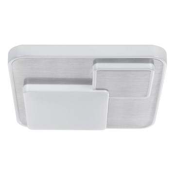 Eglo 75666 - LED Stropna svjetiljka LEPRESO LED/19,5W/230V 38,5x38,5 cm mat krom