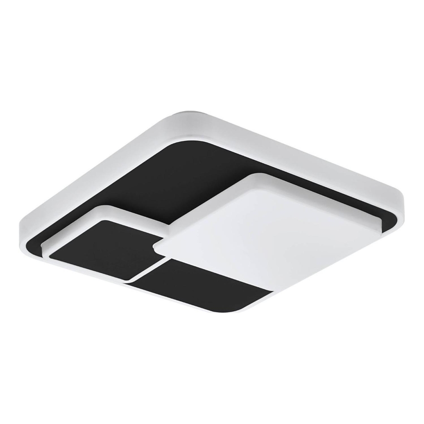Eglo 75667 - LED Stropna svjetiljka LEPRESO LED/19,5W/230V 38,5x38,5 cm crna