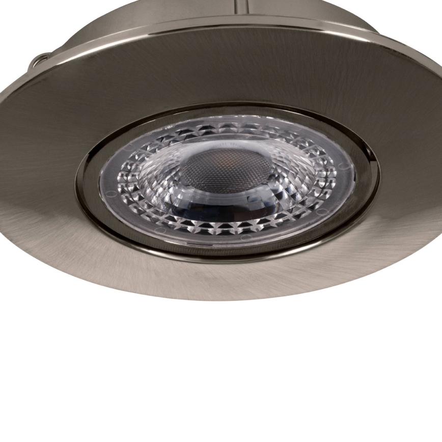 Eglo 75765 - SET 3x LED Ugradbena svjetiljka ZUJAR LED/3,4W/230V mat krom