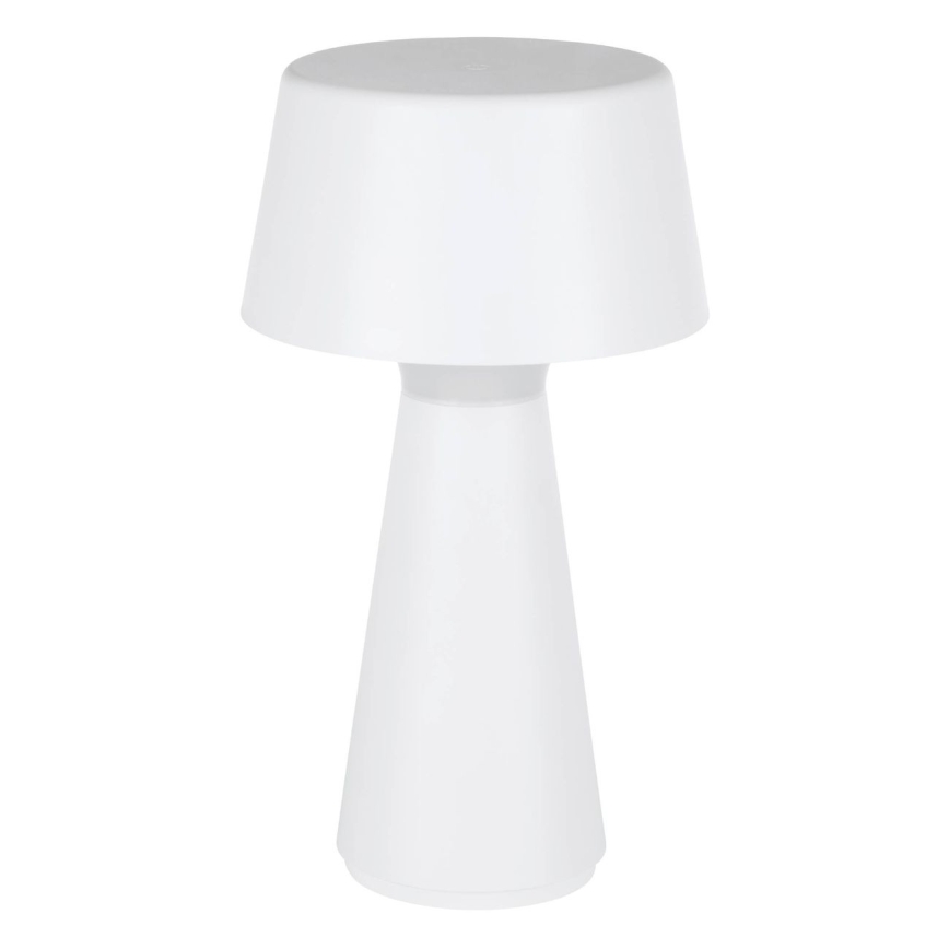 Eglo - LED vanjska punjiva stolna lampa s prigušivanjem LED/3W/5V 2200/3000/4000K 2000 mAh IP44 bijela